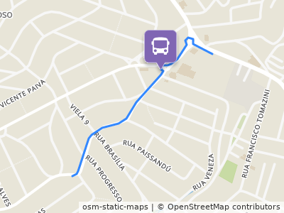 Mapa da parada