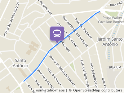 Mapa da parada