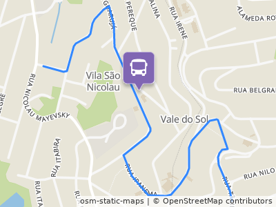 Mapa da parada