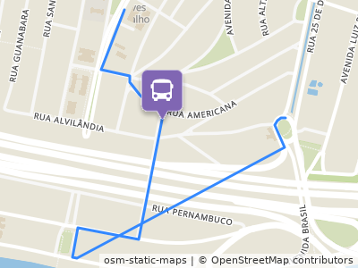 Mapa da parada