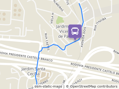 Mapa da parada