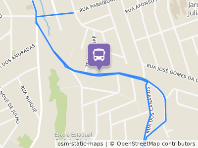 Mapa da parada