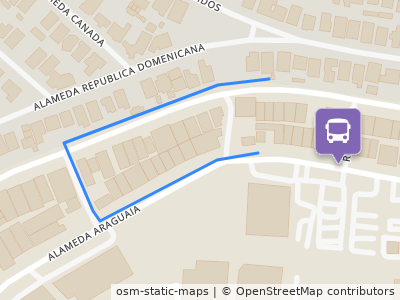 Mapa da parada