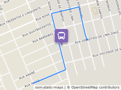 Mapa da parada