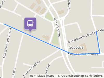 Mapa da parada