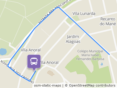 Mapa da parada