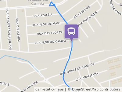 Mapa da parada