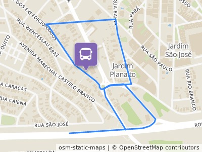 Mapa da parada