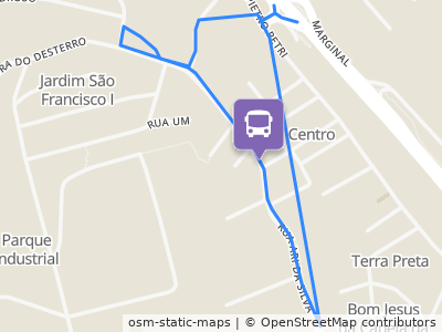 Mapa da parada