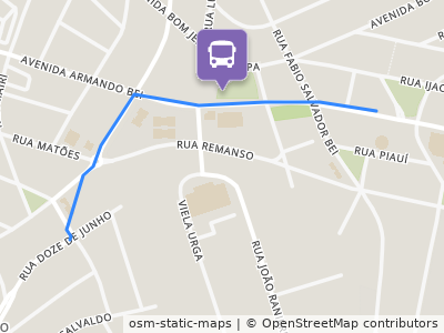 Mapa da parada