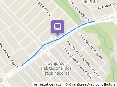 Mapa da parada