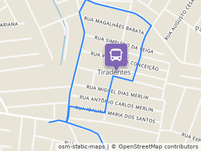 Mapa da parada
