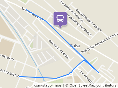 Mapa da parada
