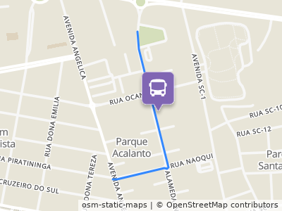 Mapa da parada