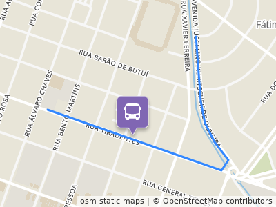 Mapa da parada