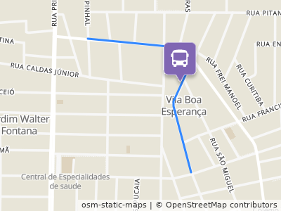 Mapa da parada