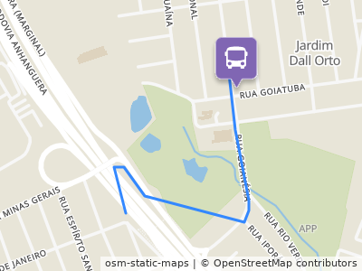 Mapa da parada