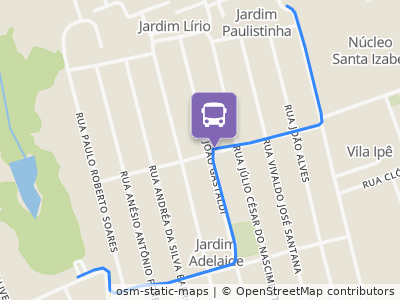 Mapa da parada