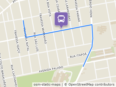 Mapa da parada