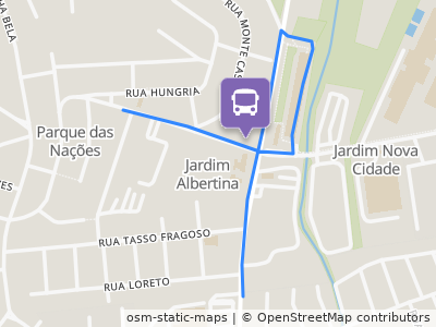 Mapa da parada