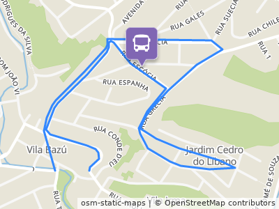Mapa da parada