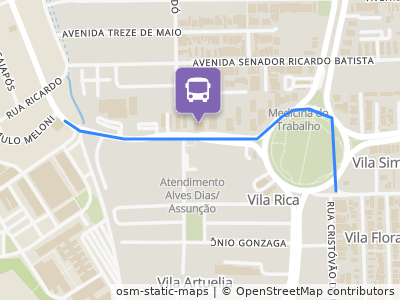 Mapa da parada