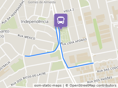 Mapa da parada