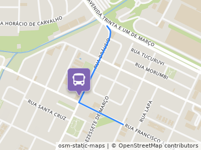 Mapa da parada