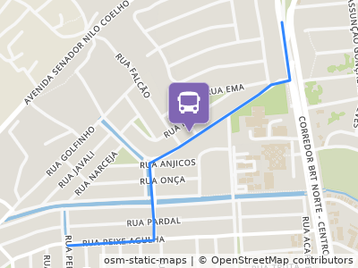 Mapa da parada