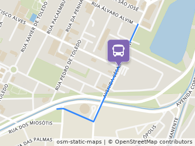 Mapa da parada