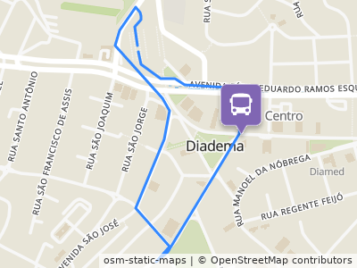Mapa da parada