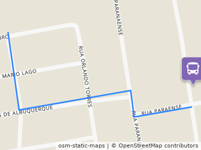 Mapa da parada