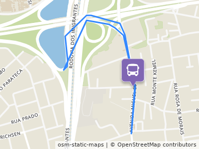 Mapa da parada