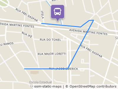 Mapa da parada