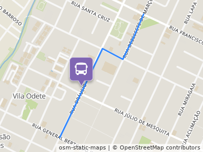 Mapa da parada