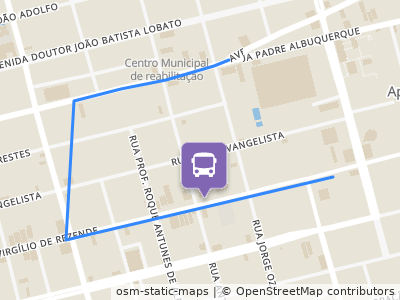 Mapa da parada