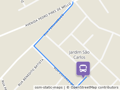 Mapa da parada