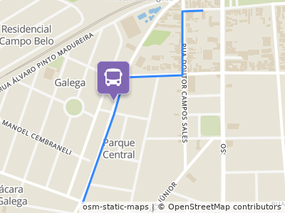 Mapa da parada