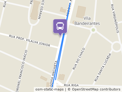Mapa da parada