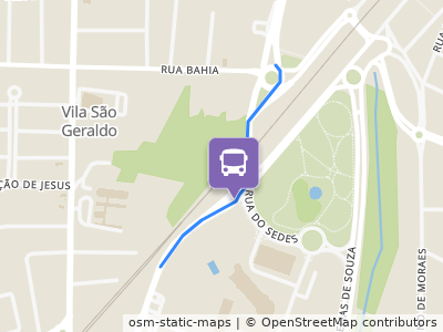 Mapa da parada