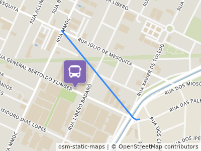 Mapa da parada