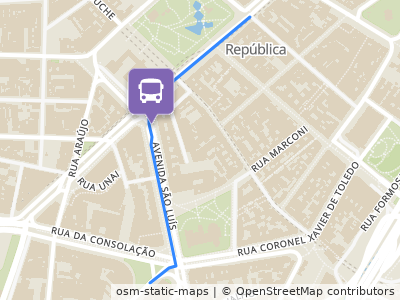 Mapa da parada