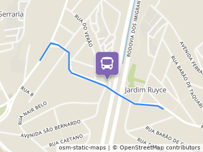Mapa da parada