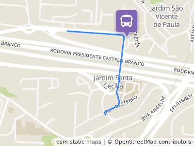 Mapa da parada