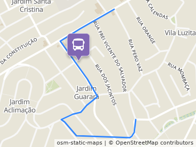 Mapa da parada