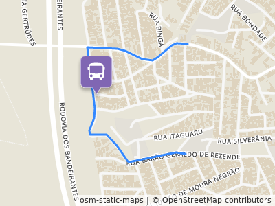 Mapa da parada