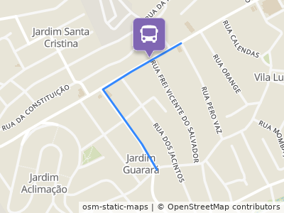 Mapa da parada