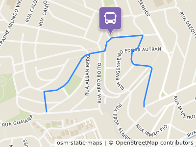 Mapa da parada