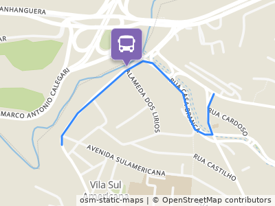 Mapa da parada