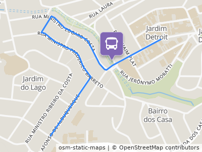 Mapa da parada
